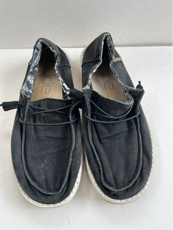 Hey Dude Women's Wendy Stretch Size 9 Black Comfy